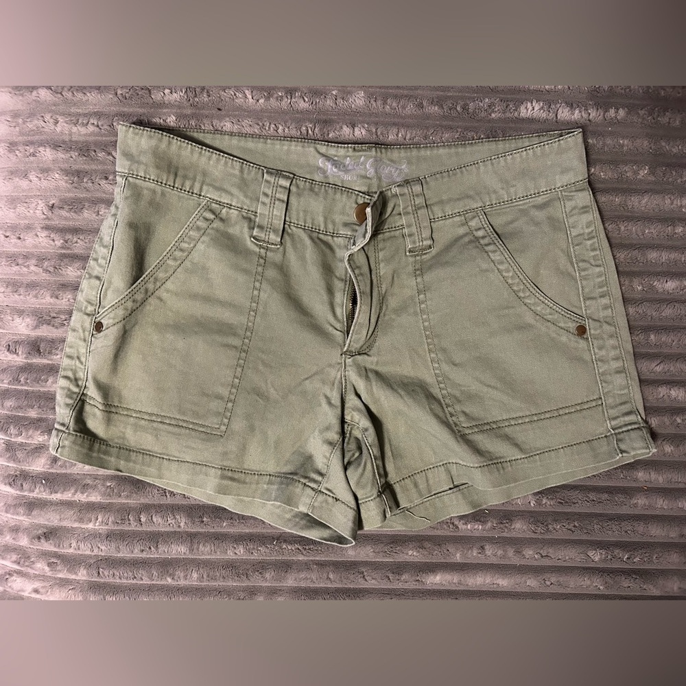 Faded Glory Olive Cargo Shorts